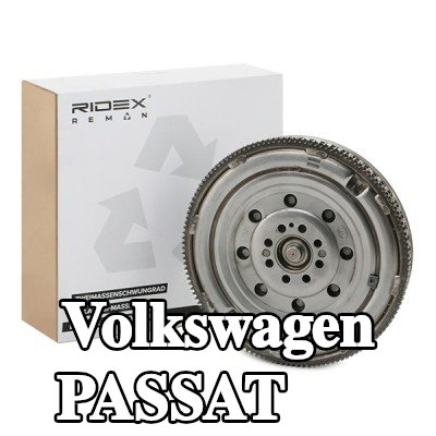 RIDEX REMAN حذافة بدون مجموعة مسامير, للمحركات المزودة بحذافة ثنائية الكتلة — 2000 Volkswagen Passat