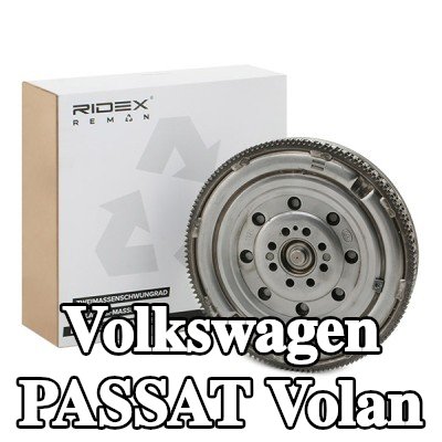 RIDEX REMAN Vida seti içermeyen volan, çift kütleli volanlı motorlar için — 2000 Volkswagen Passat