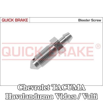 QUICK BRAKE Havalandırma vidası / valfi — Chevrolet Tacuma