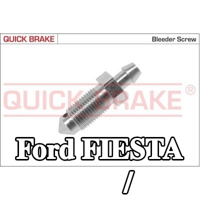 QUICK BRAKE برغي/صمام التهوية — 2000 Ford Fiesta
