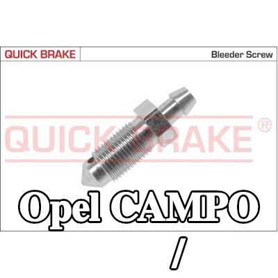 QUICK BRAKE برغي/صمام التهوية — Opel Campo
