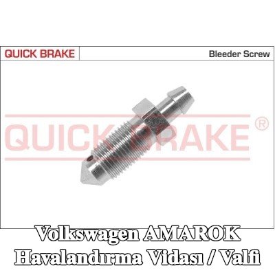 QUICK BRAKE Havalandırma vidası / valfi — 2012 Volkswagen Amarok