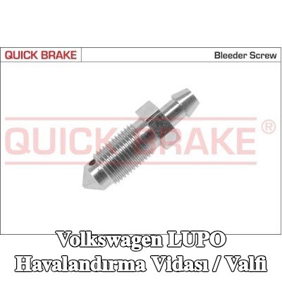 QUICK BRAKE Havalandırma vidası / valfi — 1998 Volkswagen Lupo