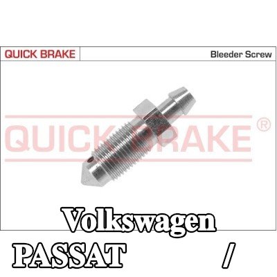 QUICK BRAKE برغي/صمام التهوية — 2022 Volkswagen Passat
