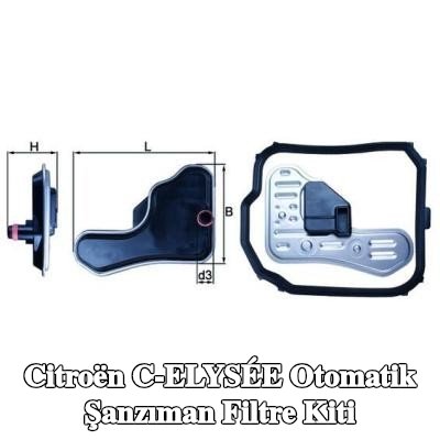 MAHLE Conta/sızdırmazlık elemanı içeren otomatik şanzıman filtre kiti — Citroën C-elysée