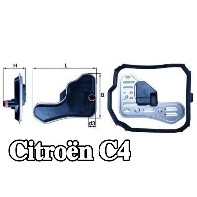 MAHLE مجموعة مرشح ناقل الحركة الأوتوماتيكي مع حشية/سداد — Citroën C4