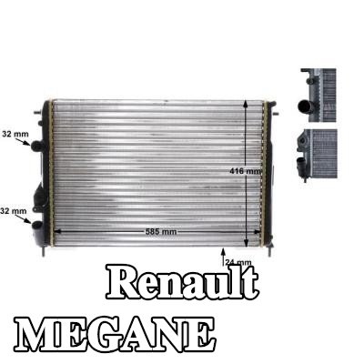 MAHLE مبرد المحرك — 2000 Renault Megane