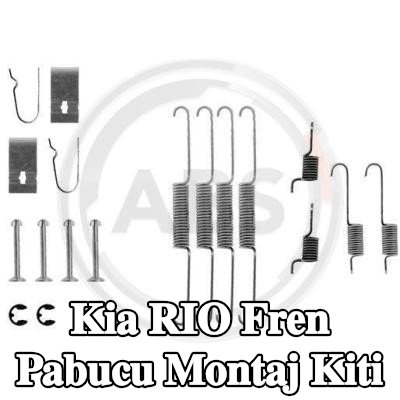 A.B.S. Fren pabucu montaj kiti — 2002 Kia Rio