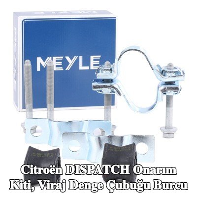 MEYLE Onarım kiti, anti-roll bar burcu Ön Aks, sabitleme/montaj malzemesi ile, kelepçeli, lastik yatağı ile — Citroën Dispatch