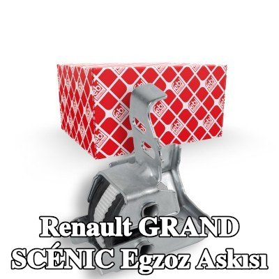 FEBI BILSTEIN Egzoz askısı Arka, Arka Aks — 2012 Renault Grand Scénic