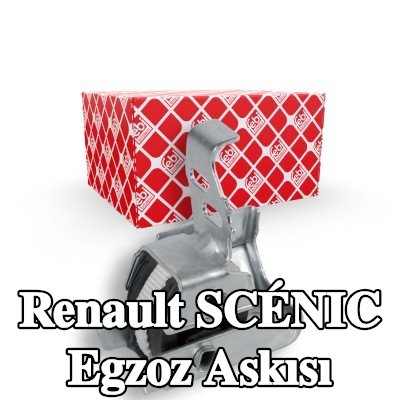 FEBI BILSTEIN Egzoz askısı Arka, Arka Aks — 2012 Renault Scénic