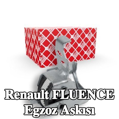 FEBI BILSTEIN Egzoz askısı Arka, Arka Aks — Renault Fluence