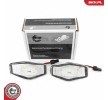 ESEN SKV Plaka lambası Sol, Sağ — Honda Legend (1)