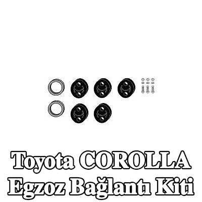 HJS Egzoz bağlantı kiti — 1990 Toyota Corolla
