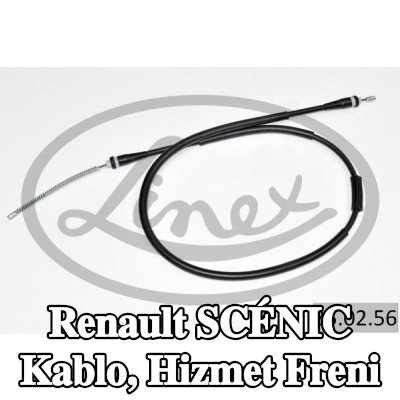 LINEX Kablo, hizmet freni — 2002 Renault Scénic