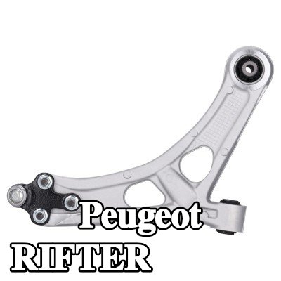 FEBI BILSTEIN ذراع التعليق للمحور الأمامي الأيسر, السفلي, خارجي, الألومنيوم, مع وصلة كروية — Peugeot Rifter