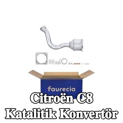 HELLA Montaj parçaları ile katalitik konvertör — Citroën C8