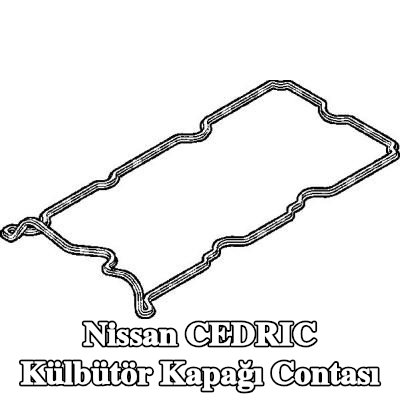 ELRING Külbütör kapağı contası ACM (Poliakrilat) — Nissan Cedric