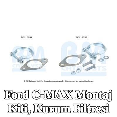 BM CATALYSTS Montaj Kiti, kurum filtresi — 2010 Ford C-max