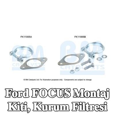 BM CATALYSTS Montaj Kiti, kurum filtresi — 2012 Ford Focus