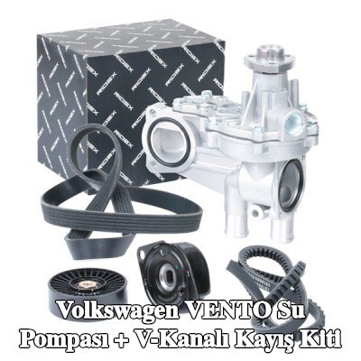 RIDEX Su Pompası + V-Kanalı Kayış Kiti — Volkswagen Vento