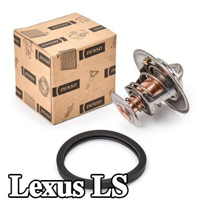 DENSO ثرموستات 82°C, مع حشيات/مانعات تسرب — 2000 Lexus Ls