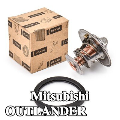 DENSO ثرموستات 82°C, مع حشيات/مانعات تسرب — 2003 Mitsubishi Outlander
