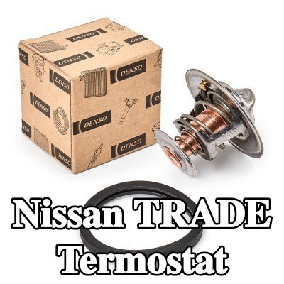 DENSO Termostat 82°C, conta/sızdırmazlık elemanları ile — 2000 Nissan Trade