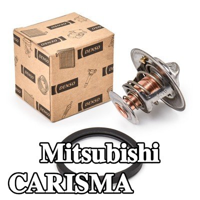 DENSO ثرموستات 82°C, مع حشيات/مانعات تسرب — Mitsubishi Carisma