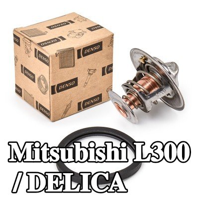 DENSO ثرموستات 82°C, مع حشيات/مانعات تسرب — 1992 Mitsubishi L300 / Delica