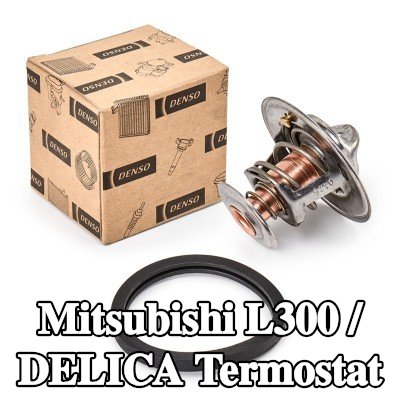 DENSO Termostat 82°C, conta/sızdırmazlık elemanları ile — 1990 Mitsubishi L300 / Delica