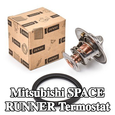 DENSO Termostat 82°C, conta/sızdırmazlık elemanları ile — 1997 Mitsubishi Space Runner