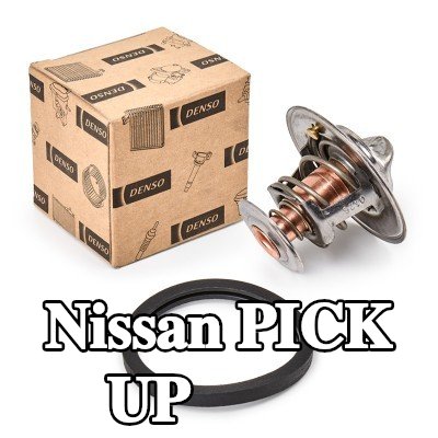 DENSO ثرموستات 82°C, مع حشيات/مانعات تسرب — 2000 Nissan Pick Up