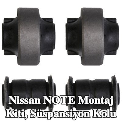RIDEX Montaj kiti, süspansiyon kolu Ön, Ön aks her iki taraf, Arka — Nissan Note