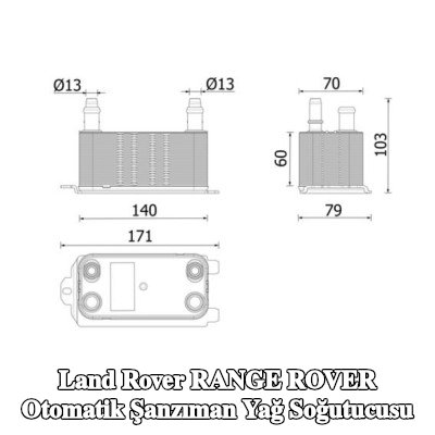 MAHLE Conta/sızdırmazlık elemanı olmayan otomatik şanzıman yağ soğutucusu — Land Rover Range Rover