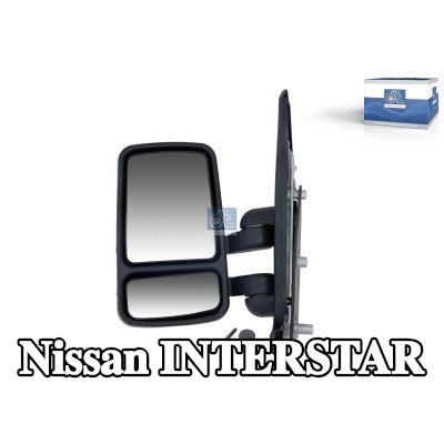 DT Spare Parts مرآة الجناح، مقصورة السائق — Nissan Interstar