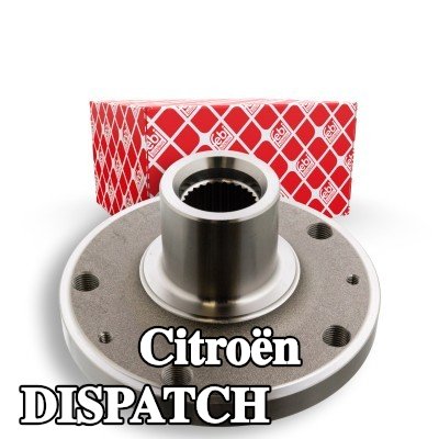 FEBI BILSTEIN محور العجلة المحور الأمامي الأيسر, المحور الأمامي الأيمن, بدون محمل عجلة — Citroën Dispatch