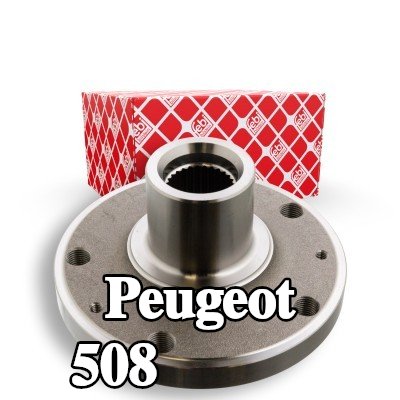 FEBI BILSTEIN محور العجلة المحور الأمامي الأيسر, المحور الأمامي الأيمن, بدون محمل عجلة — Peugeot 508