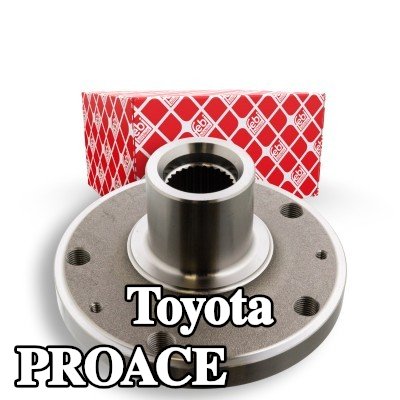 FEBI BILSTEIN محور العجلة المحور الأمامي الأيسر, المحور الأمامي الأيمن, بدون محمل عجلة — Toyota Proace