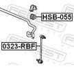 FEBEST Stabilizatör bağlantısı Ön Aks — 2005 Honda Odyssey (2)