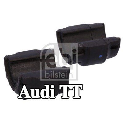 FEBI BILSTEIN جلبة قضيب مانع للانقلاب المحور الأمامي الأيسر, المحور الأمامي الأيمن, 23, 5mm, مطاط — Audi Tt