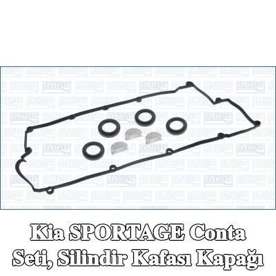 AJUSA Conta seti, silindir kafası kapağı — 2004 Kia Sportage