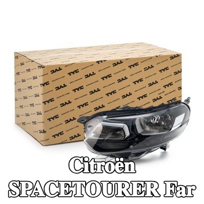 TYC Far Sol, H7/H1, W21W, elektrik motorlu — 2016 Citroën Spacetourer