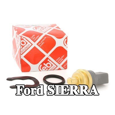 FEBI BILSTEIN مستشعر, مستشعر درجة حرارة سائل التبريد مع حشية/مانع تسرب, مع زنبرك تثبيت — Ford Sierra