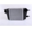 NISSENS Hızlı bağlantı parçası olmayan Intercooler, Sol konektör, açılı, Sağ konektör, açılı — 2012 Nissan Micra (1)