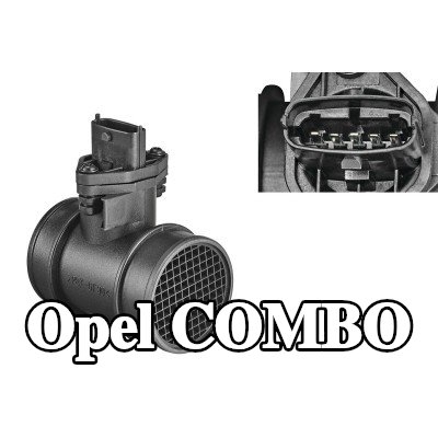 VALEO مستشعر تدفق الهواء الكلي 12V, مع مستشعر درجة حرارة الهواء المدمج — 2000 Opel Combo