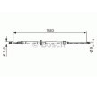 BOSCH El freni kablosu 1883mm — Renault Megane (5)