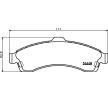 HELLA Fren balatası seti 16, 8mm, aksesuarlarla — Chevrolet Trailblazer (4)