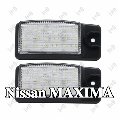 ABAKUS مصباح لوحة الأرقام على كلا الجانبين — Nissan Maxima