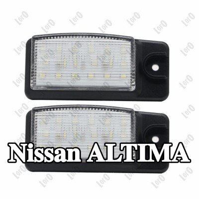 ABAKUS مصباح لوحة الأرقام على كلا الجانبين — Nissan Altima